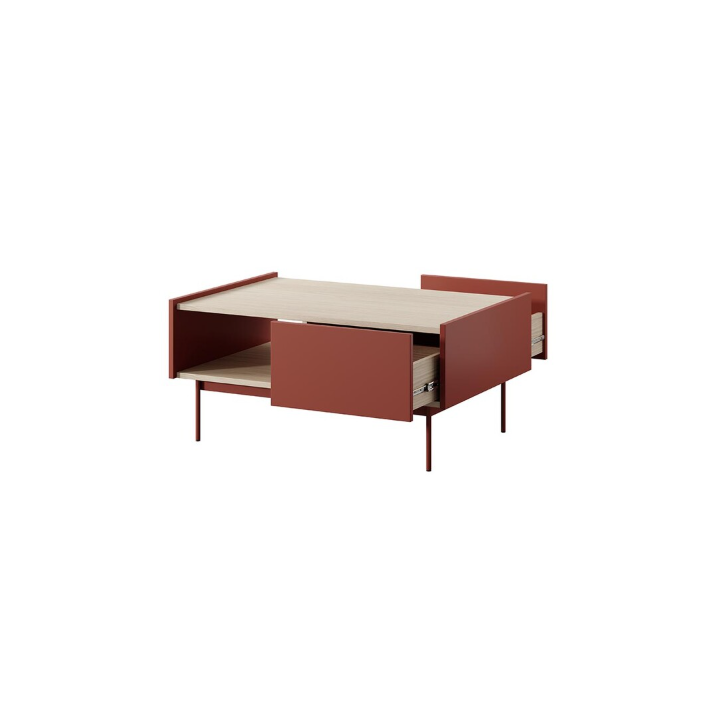 Ensemble meuble TV Couleur Céramique Rouge